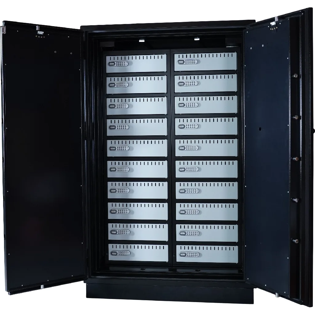 SafetyFirst accukluis met afsluitbare lockers