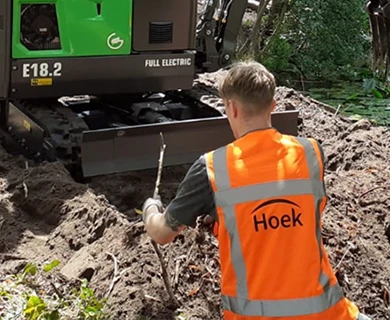 SafetyFirst accukluis bij Hoek Groenvoorziening